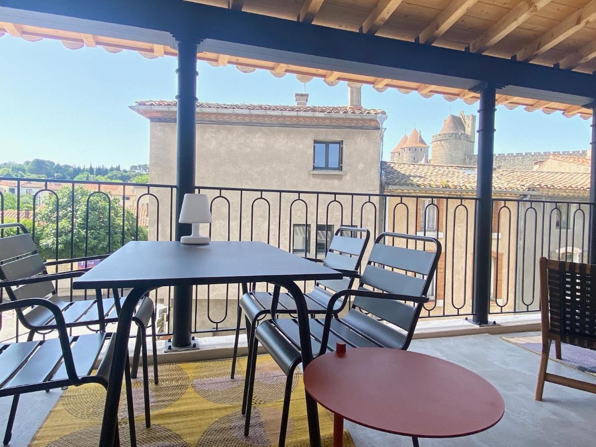 Gite Au Pied De La Cite Medievale - Le 127 Carcassonne Esterno foto